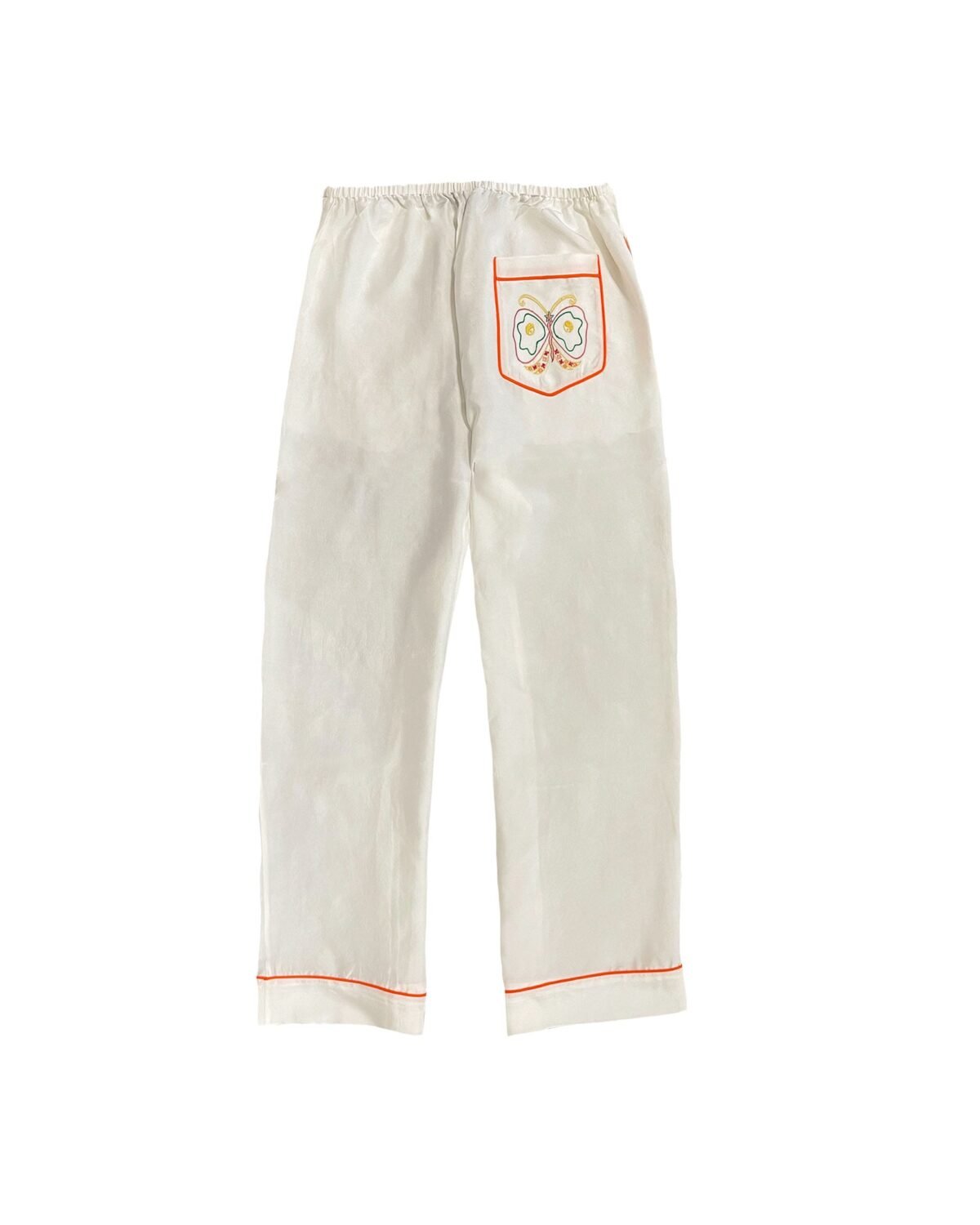 pyjama pan white back