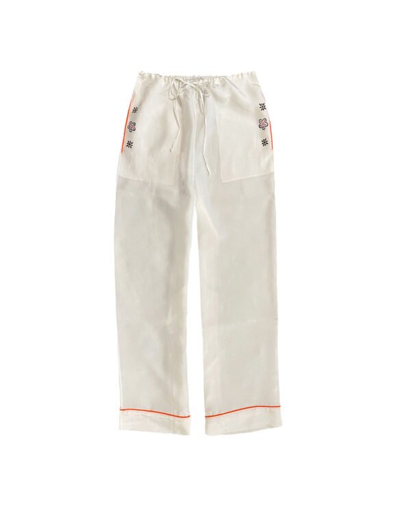 pyjama pan white front