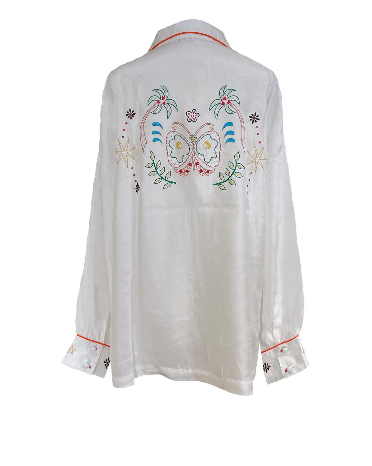 pyjama shi white back