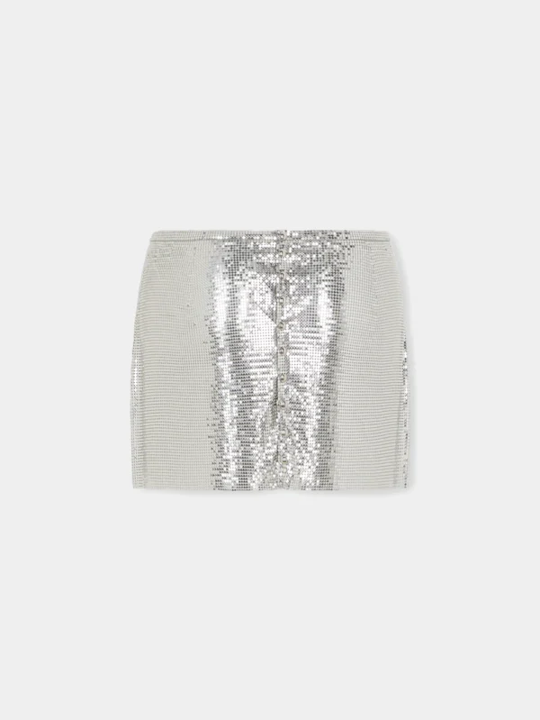 mini jupe en mesh