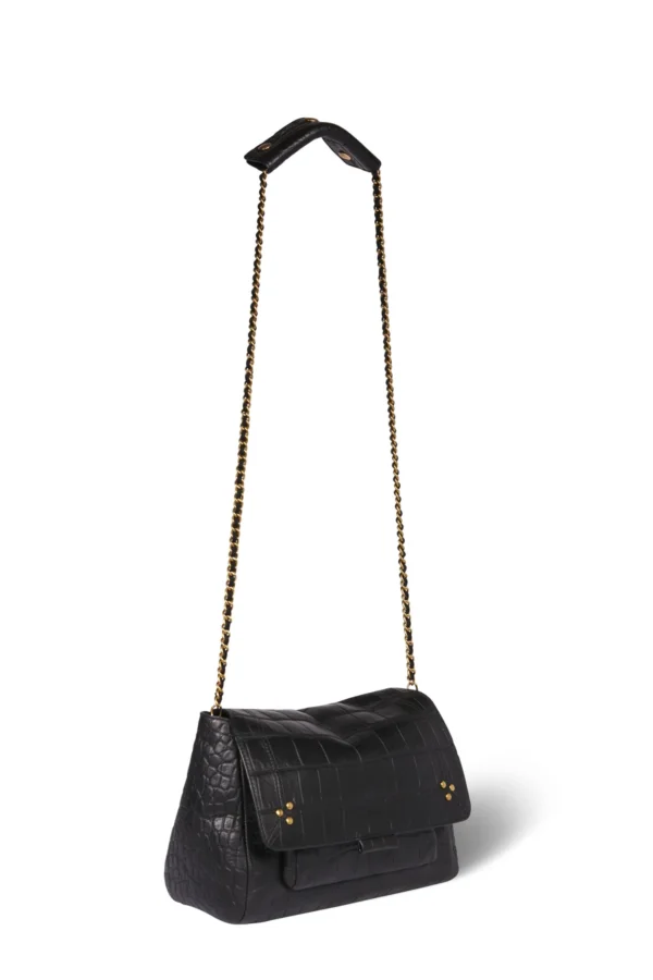 jerome-dreyfuss-lulu-m-vachette-croco-noir-cuir-noir-femme-sac-bandouliere-valence-france-mode-luxe-elegant-tendance-bandouliere