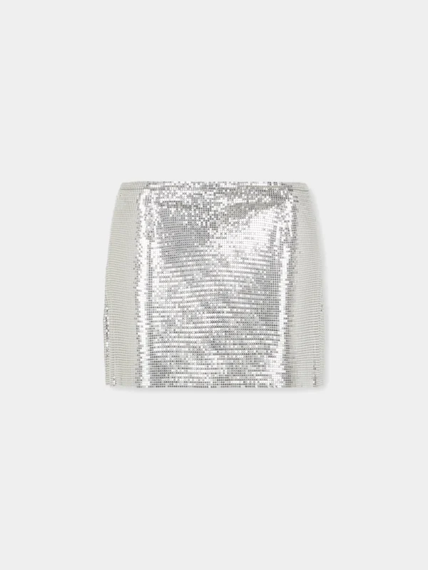 mini jupe en mesh