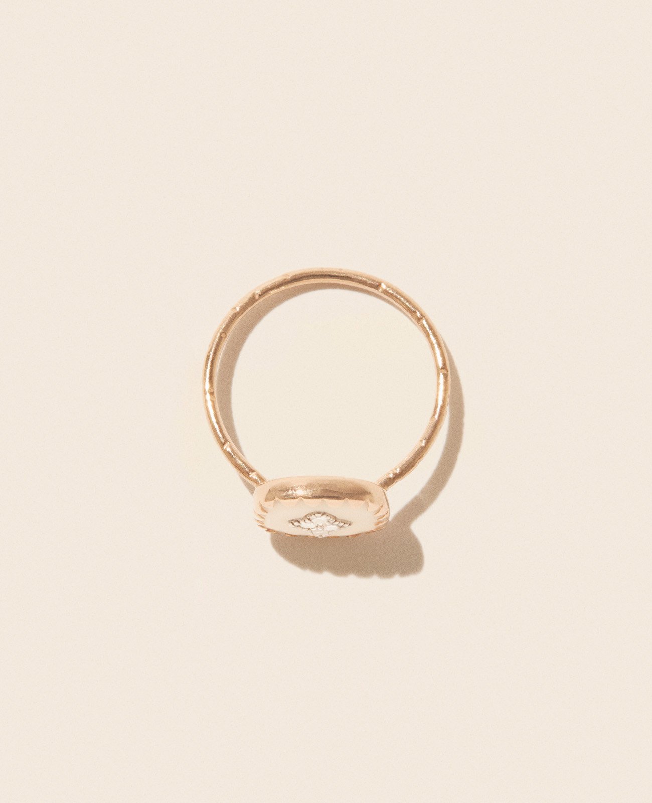 pascale monvoisin pierrot blanc bague or rose diamants unisexe valence france bijoux artisanal elegant tendance above
