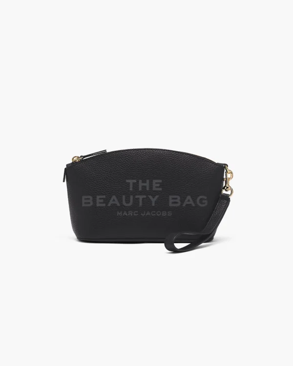 beauty bag trousse de maquillage marc jacobs village mode valence couleurs unis tendance intemporel cuir black