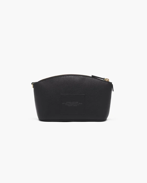 beauty bag trousse de maquillage marc jacobs village mode valence couleurs unis tendance intemporel cuir black back