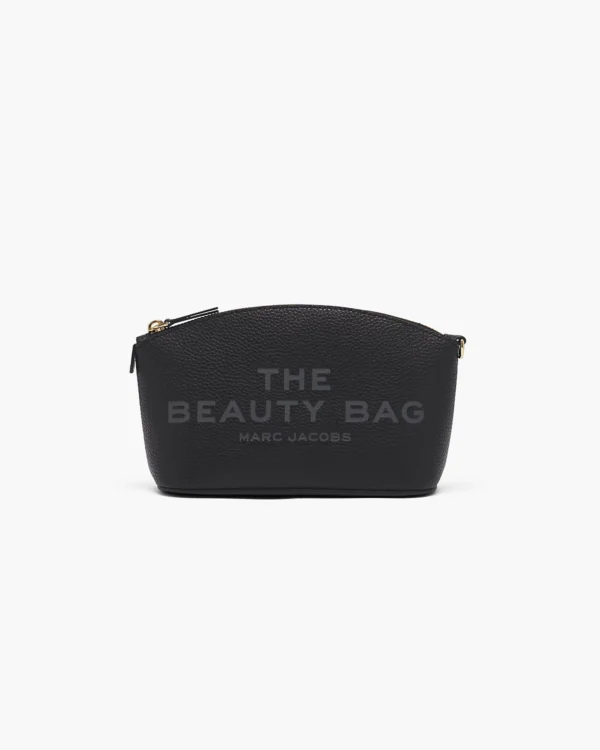 beauty bag trousse de maquillage marc jacobs village mode valence couleurs unis tendance intemporel cuir black pochette