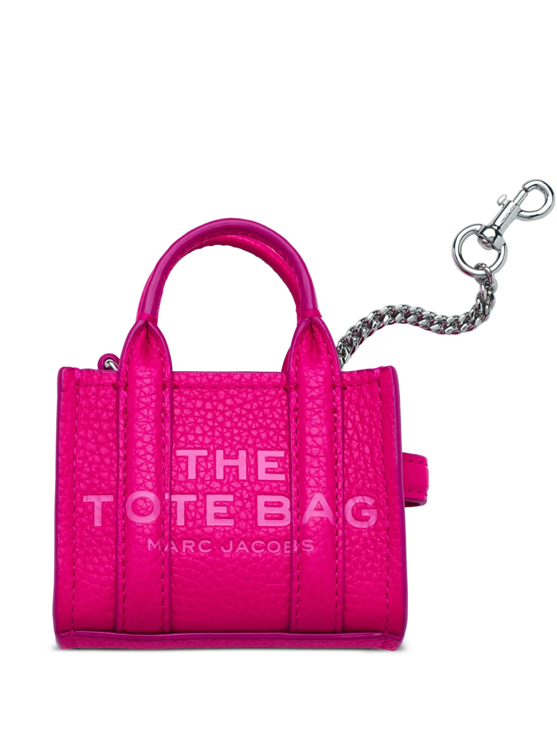 nano tote charm hot pink marc jacobs tendance sac porte cle tote bag village valence 2025