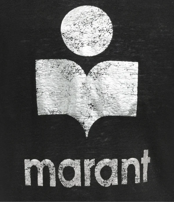 t shirt koldi isabel marant village valence 2025 intemporel black logo