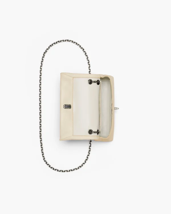 the dual chain wallet mini bag 2025 marc jacobs village valence cloud white above