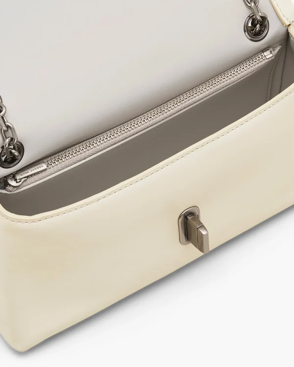 the dual chain wallet mini bag 2025 marc jacobs village valence cloud white front