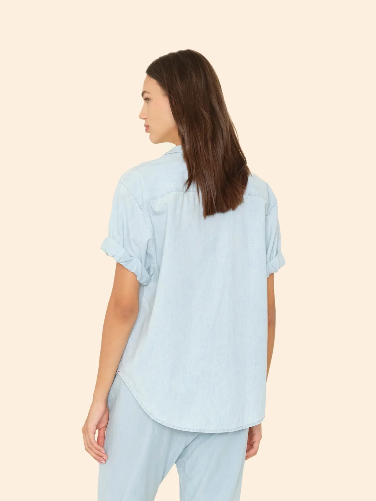 channing shirt air blue denim xirena village mode valence porter