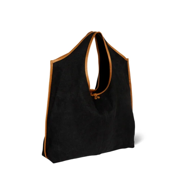 paco jerome dreyfuss village valence mode 2025 intemporel cuir lin cabas noir front