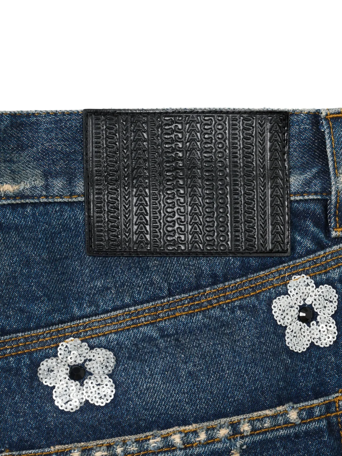 the sequin daisy wide leg
