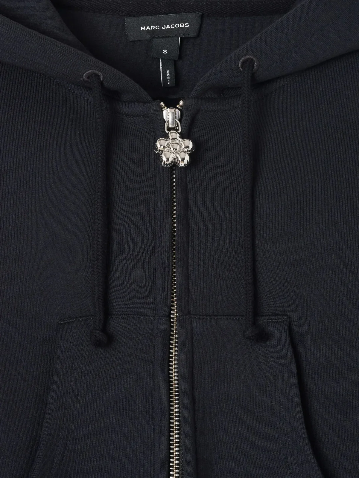 charm cropped hoodie