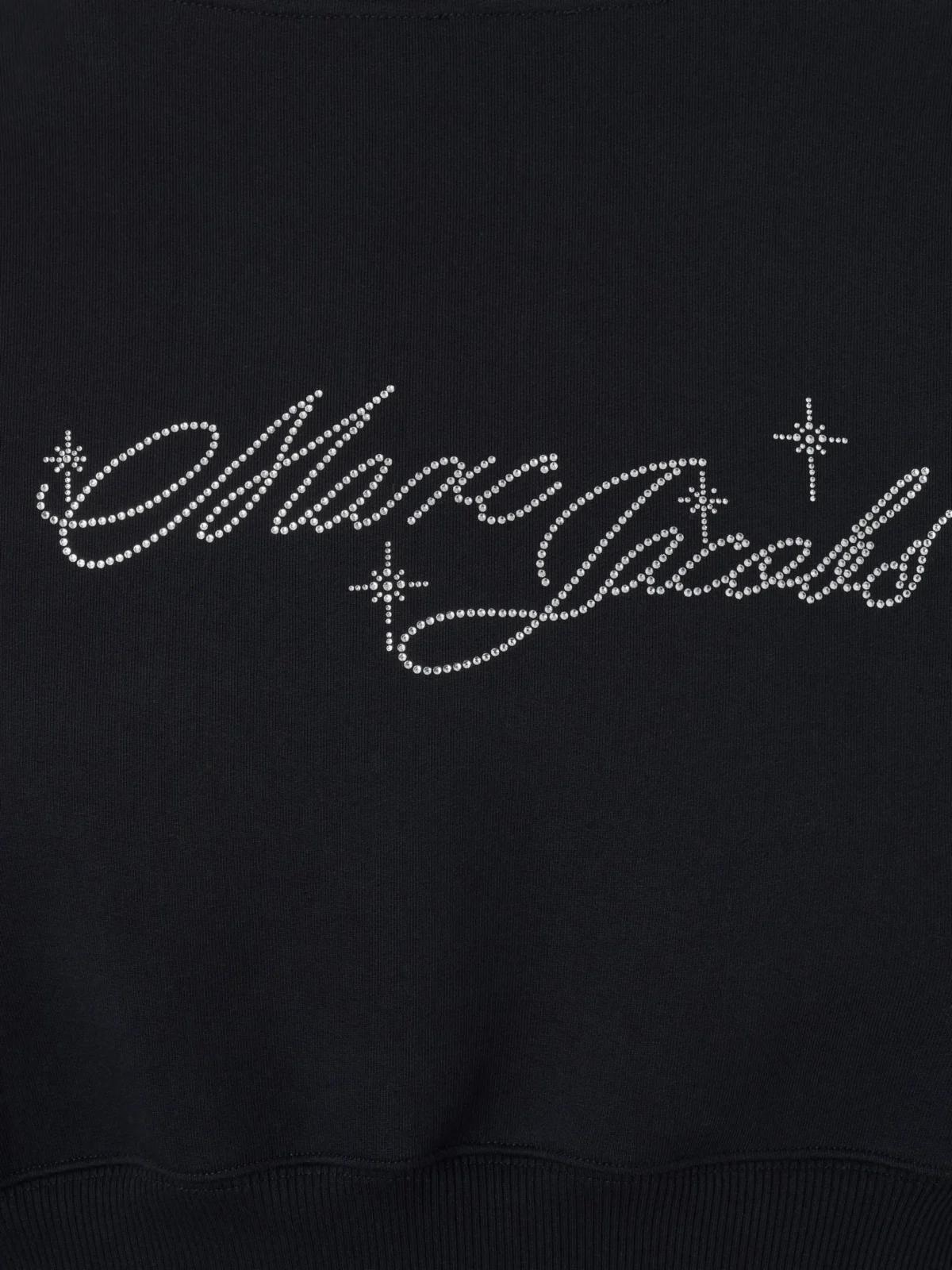 charm cropped hoodie