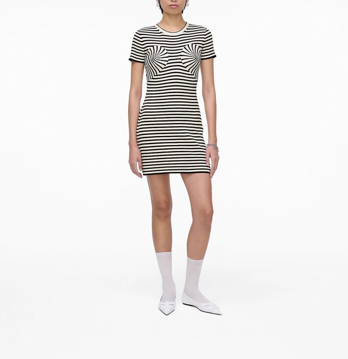 seamed up knit dress