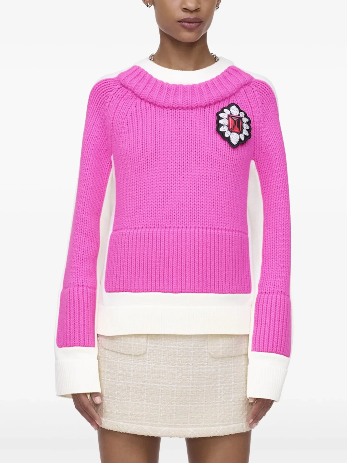 trompe l'oeil crewneck