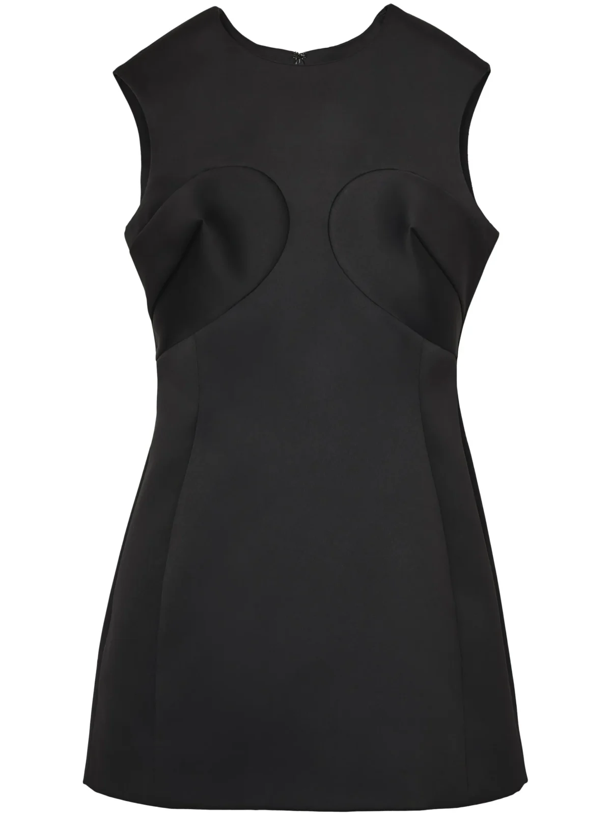 seamed up satin dress