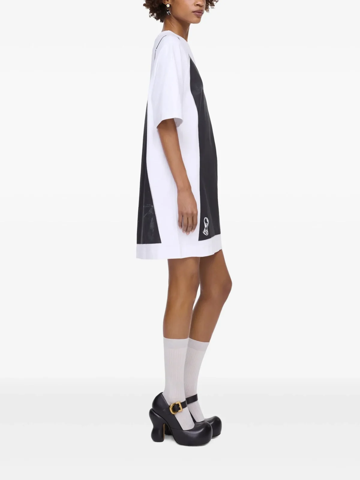 trompe l'oeil t shirt dress