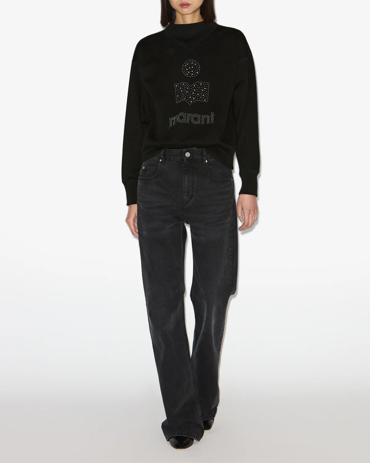 SWEATSHIRT MOBY  sweat-shirt moby en coton molletonné