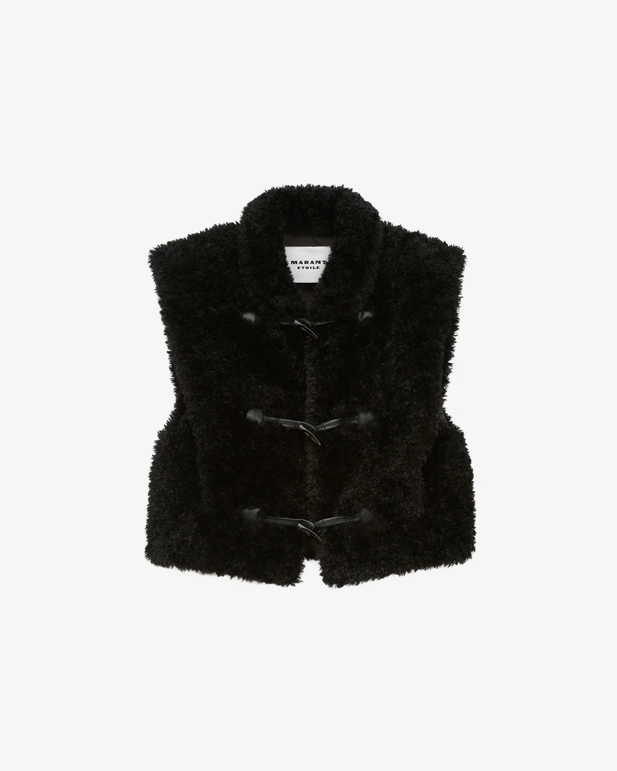 gilet alisa gilet sans manches fausse fourrure alisa