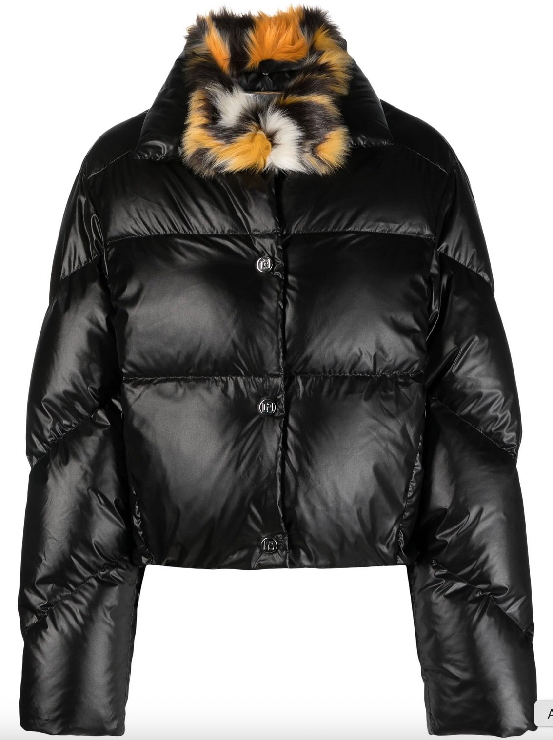 Doudoune à imprimé léopard