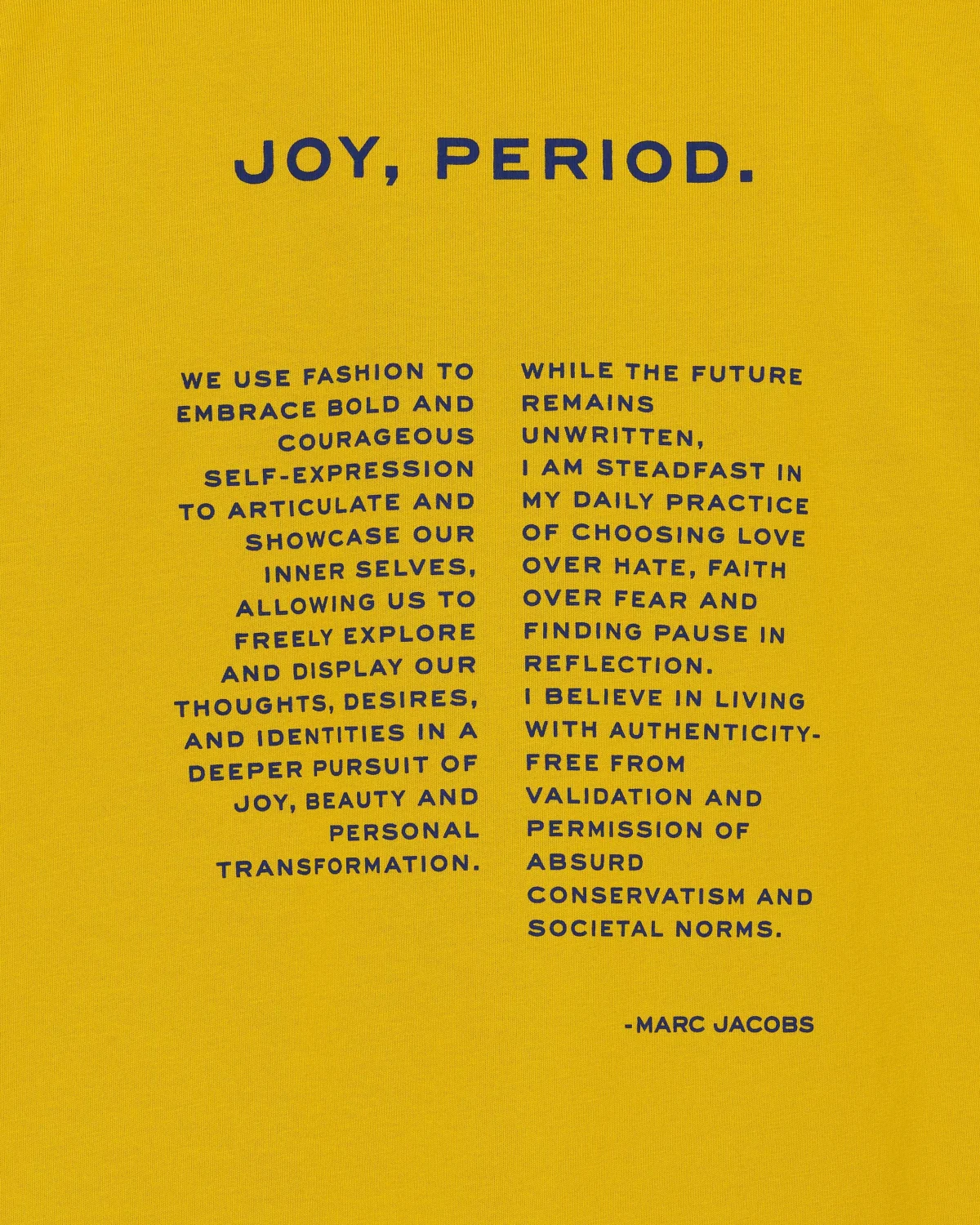 joy. slim tee