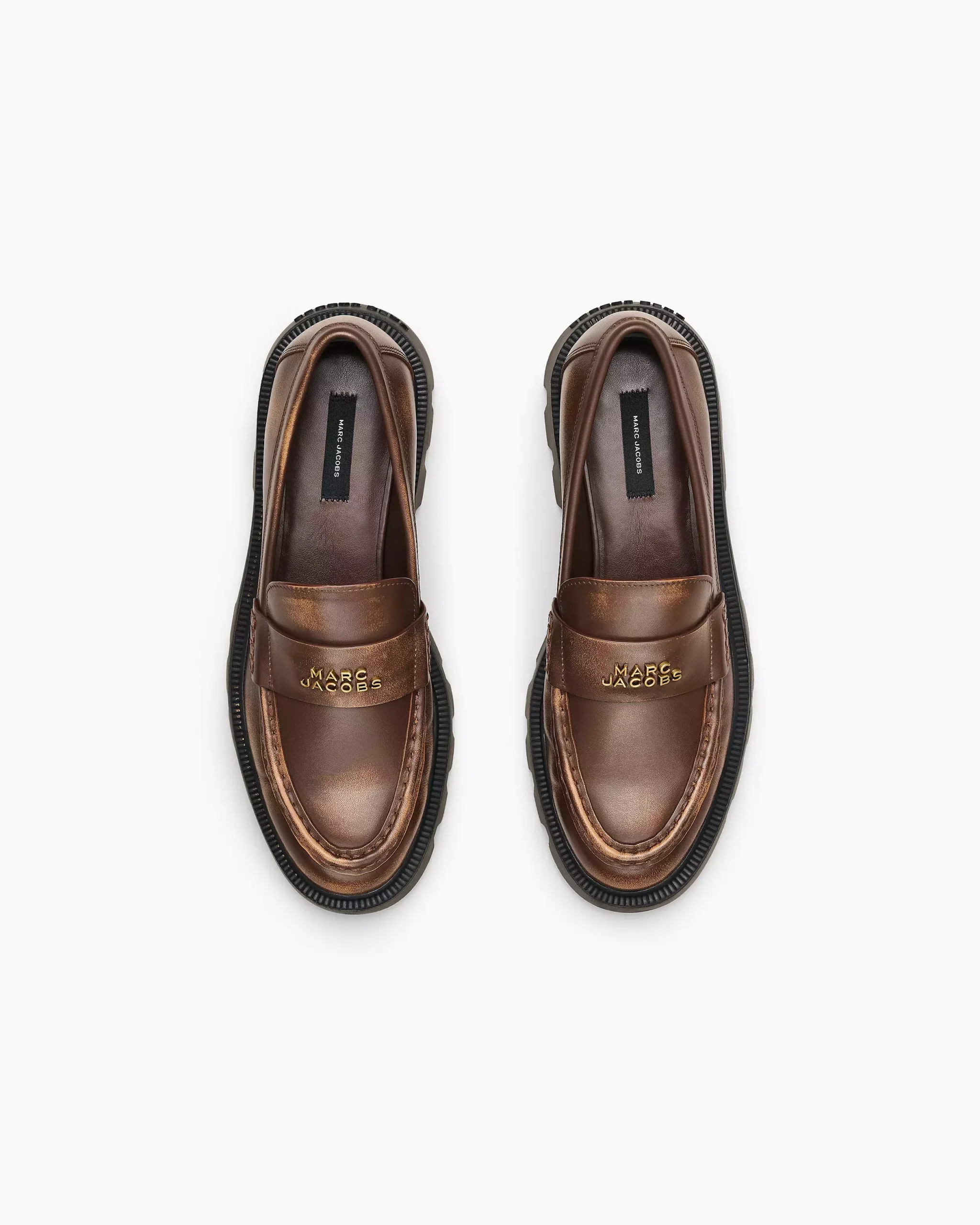 The Distressed Leather Frankie Loafer