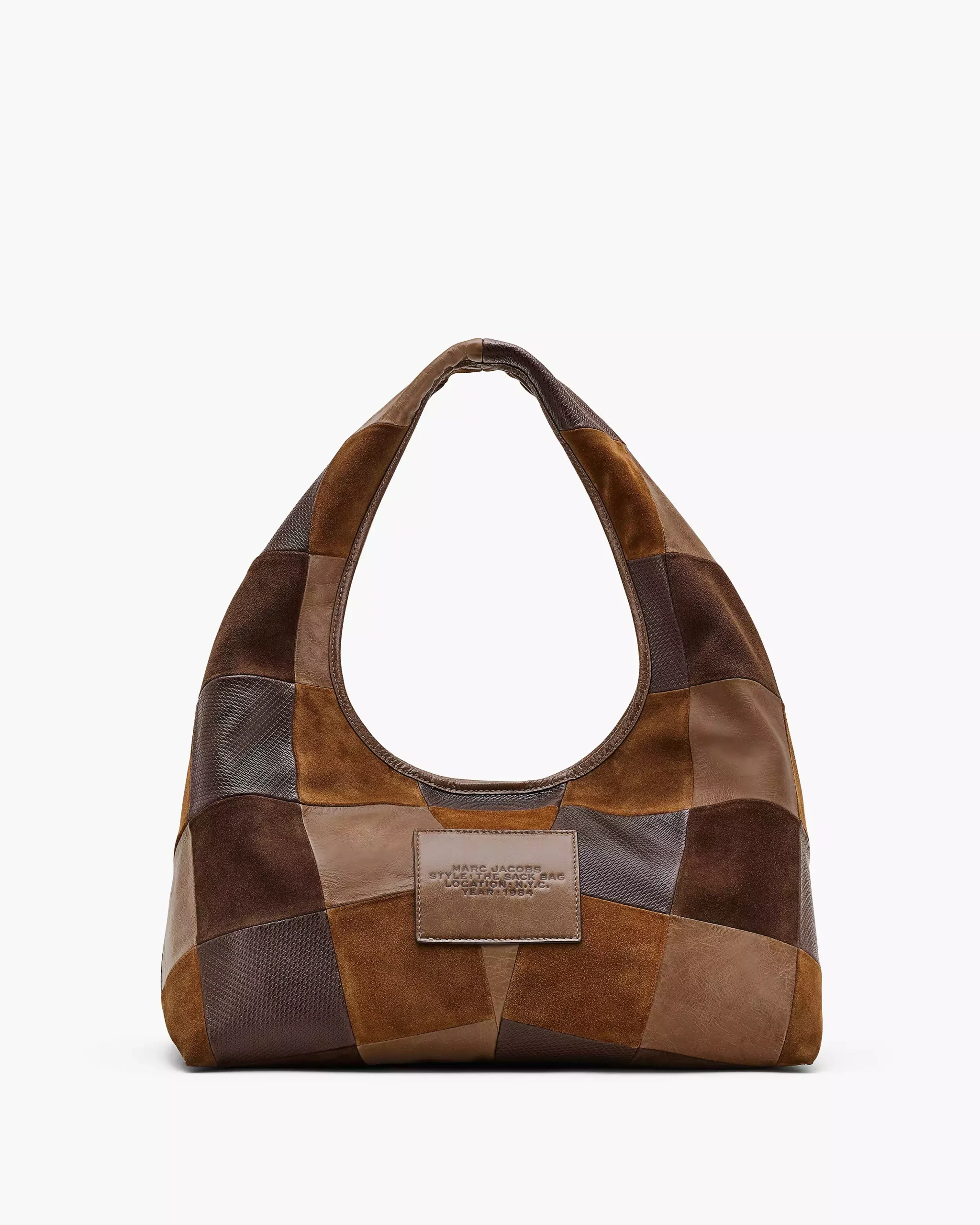 The Suede Patchwork Sack Bag Sale Price