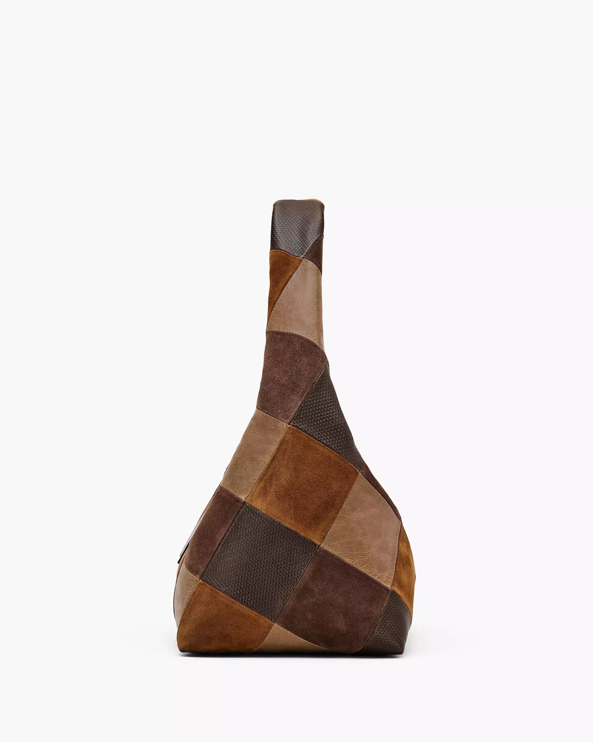 the suede patchwork sack bag sale price