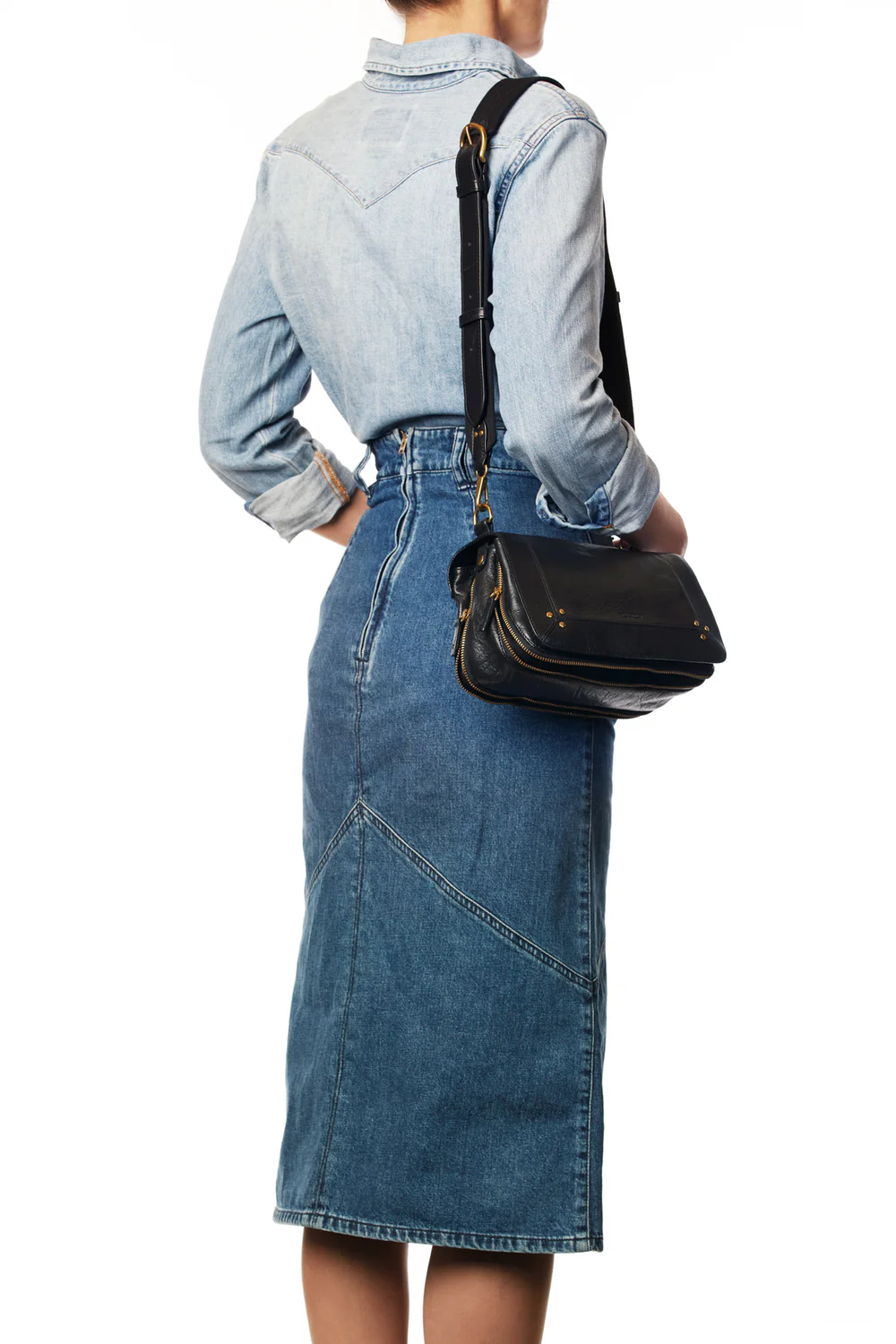 Bandoulière sangle noire large