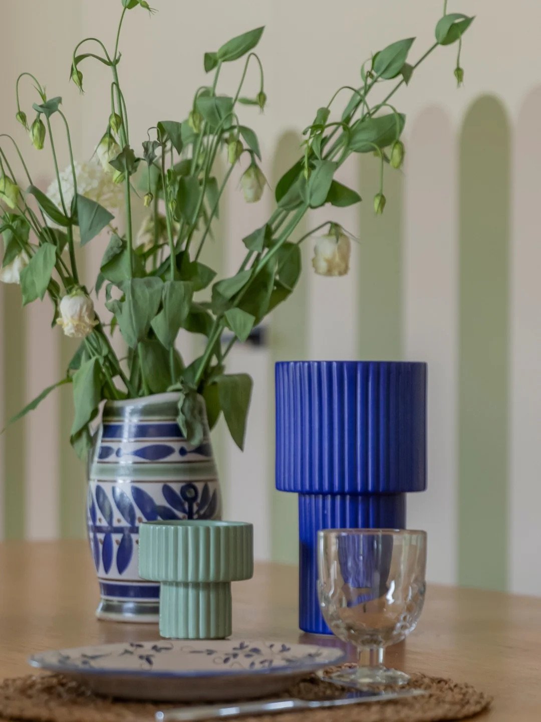 Bougie Lampe Bleu Cobalt FRIDA