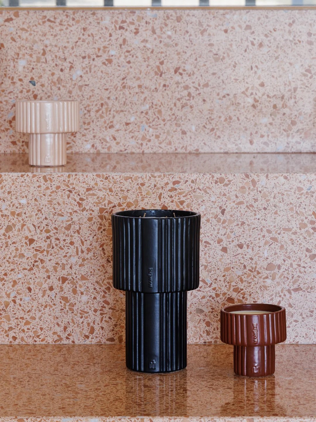 Bougie Lampe Noir d'Encre SIMONE