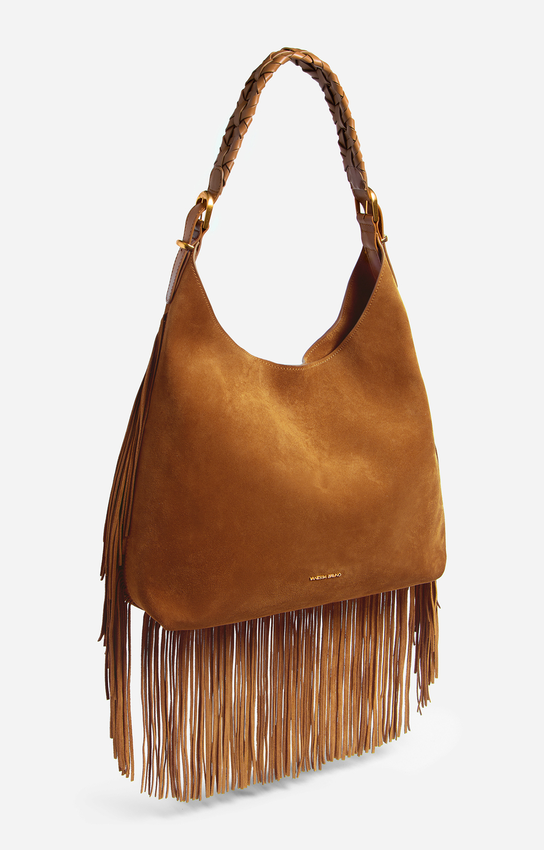 grand sac hobo jess en cuir velours