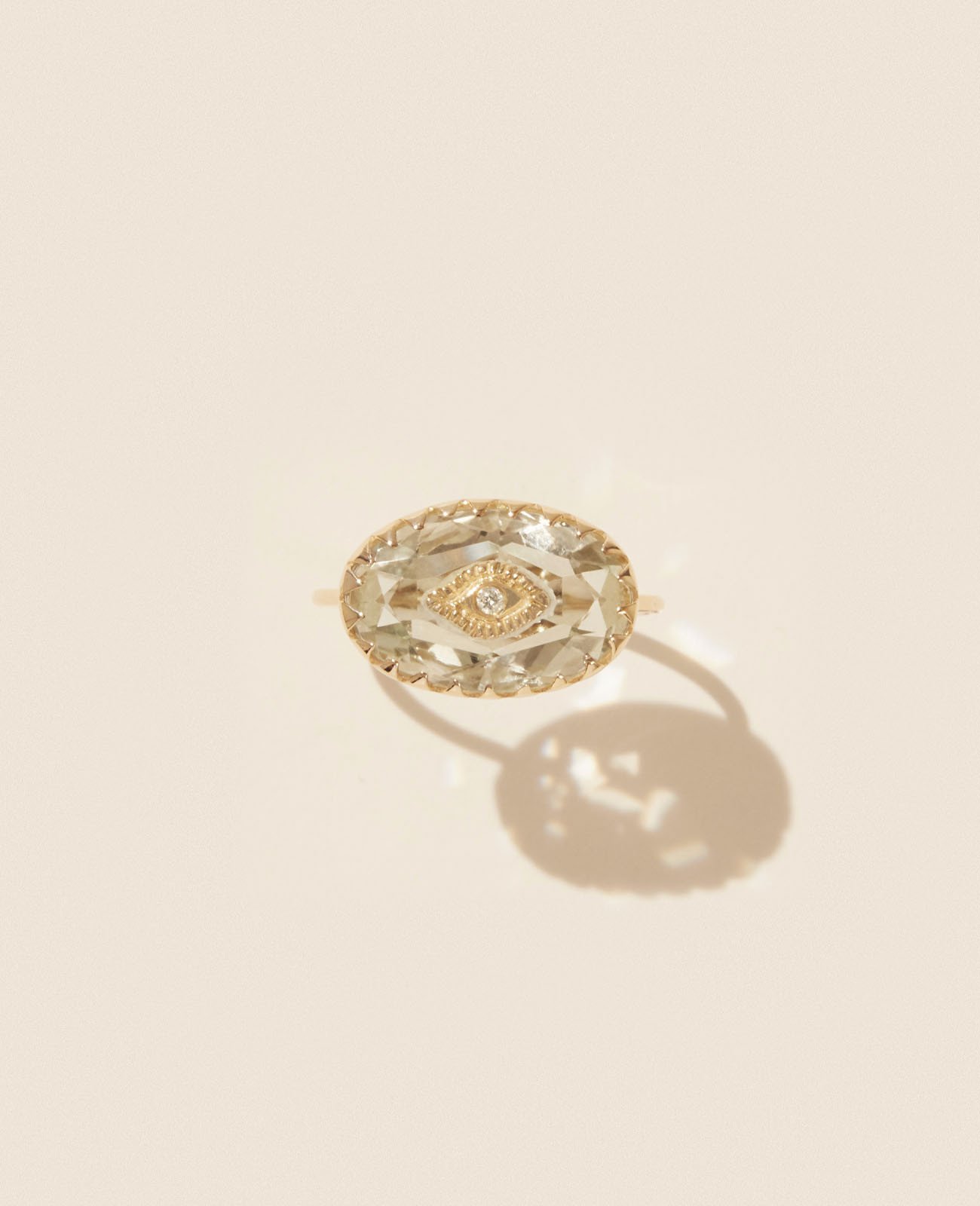 Bague SOUAD AMETHYSTE VERT