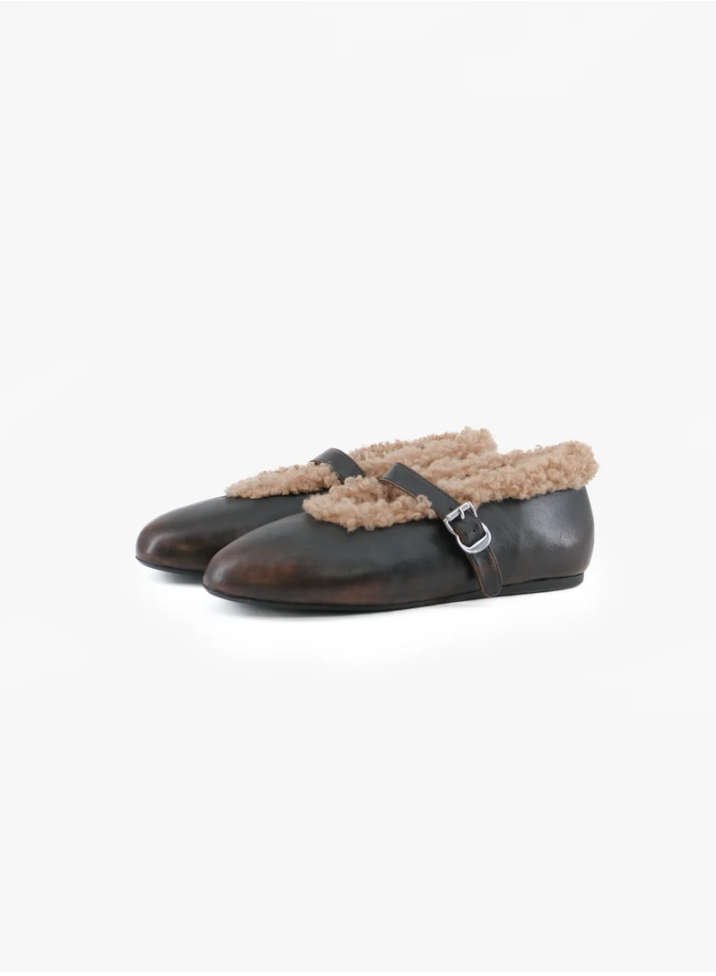 anoush brown leather