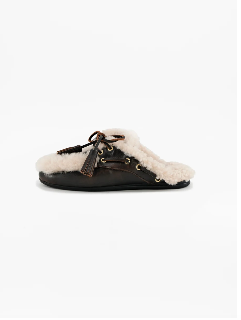 KILLIAN WINTER SHEARLING MULE