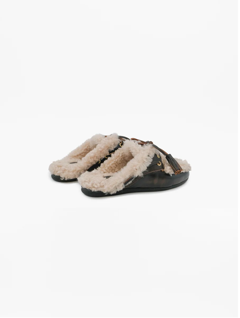 killian winter shearling mule
