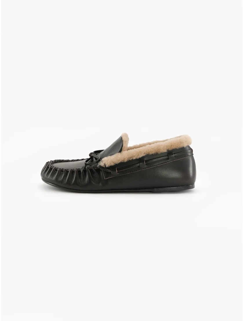 PEYTON DARK BROWN MOCCASIN