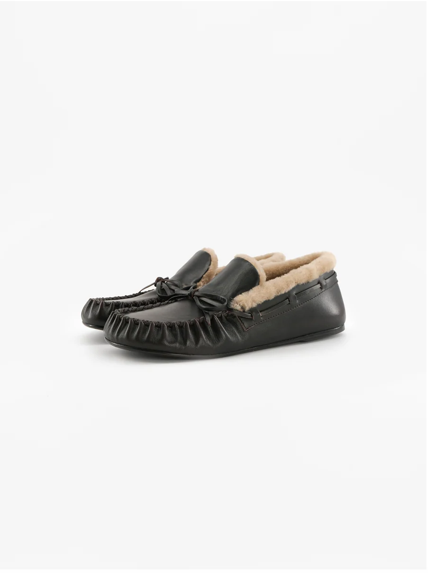 PEYTON DARK BROWN MOCCASIN